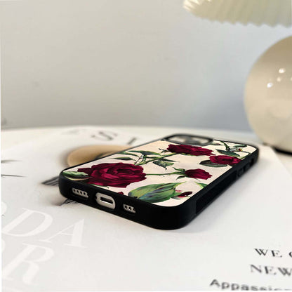 Mystic Rose Art Glass Case