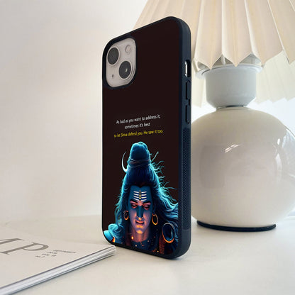 Shiva Divine Protection Glass Case