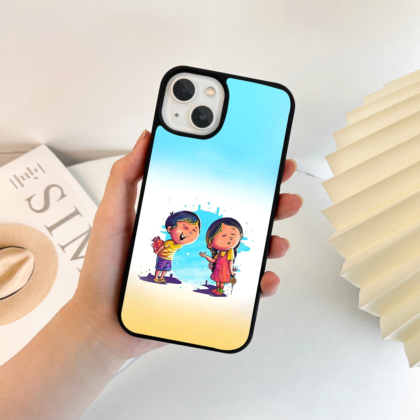 Playful Rakhi Pranks Glass Case