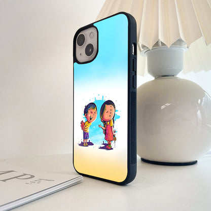 Playful Rakhi Pranks Glass Case