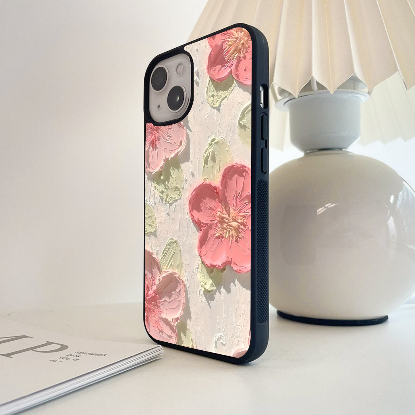 Whipped Blossom Texture Glass Case