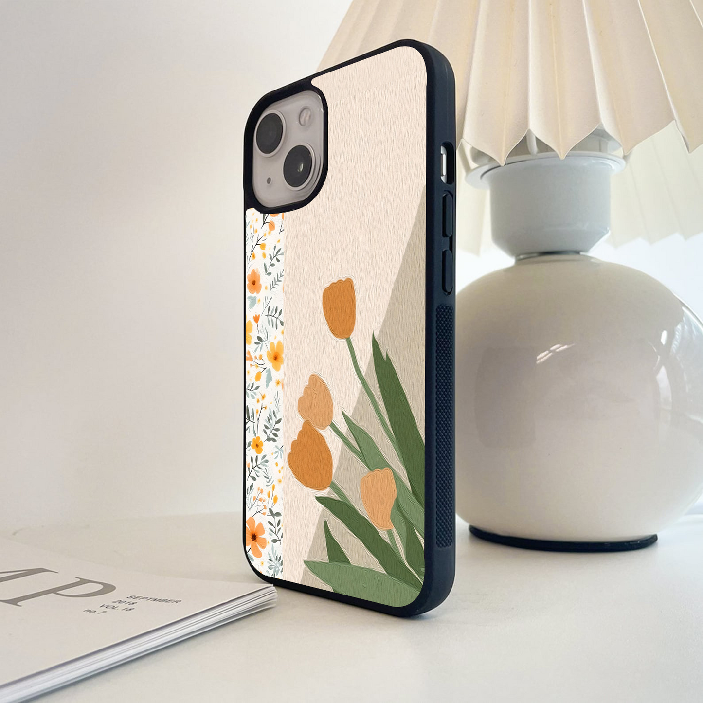 Golden Meadow Whisper Glass Case