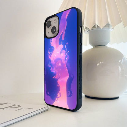 Cosmic Touch Glow Glass Case