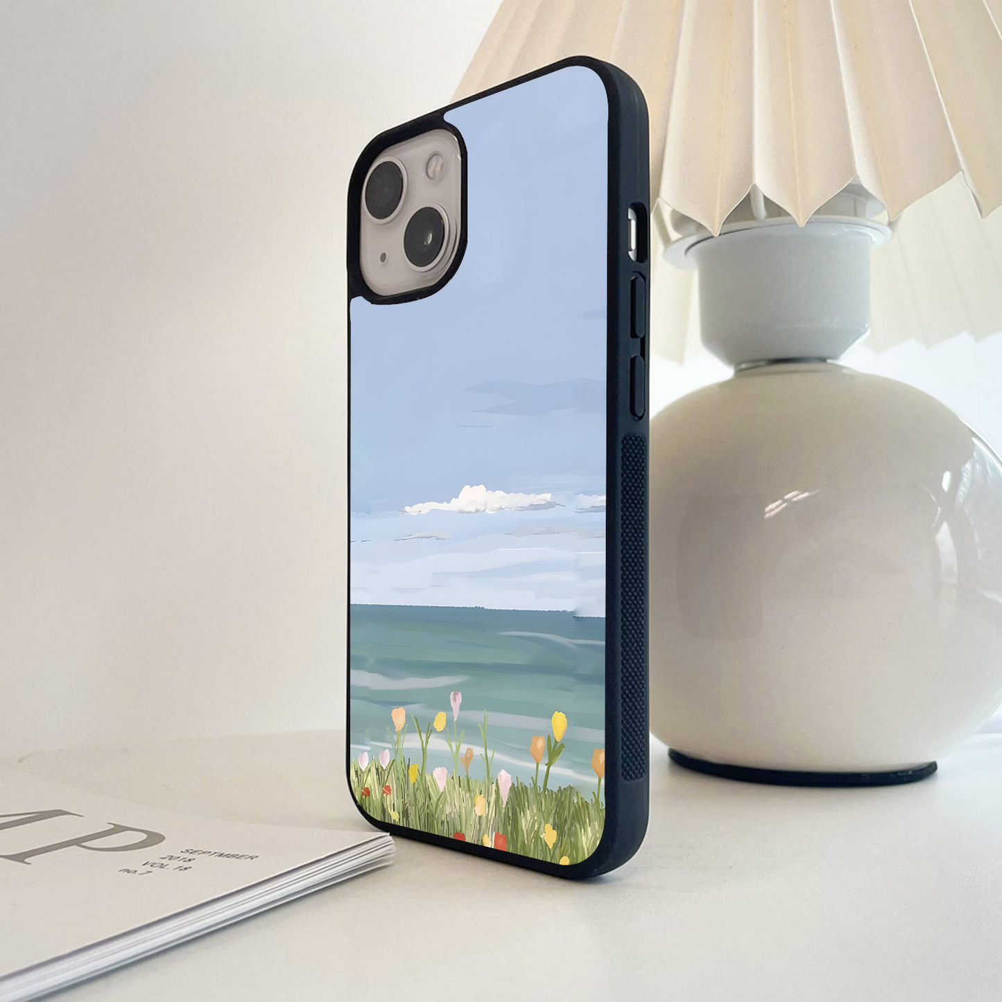 Cute Featuring Sky Glass Case