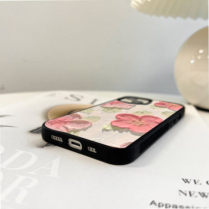 Whipped Blossom Texture Glass Case