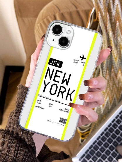 New York Clear Silicon Cover