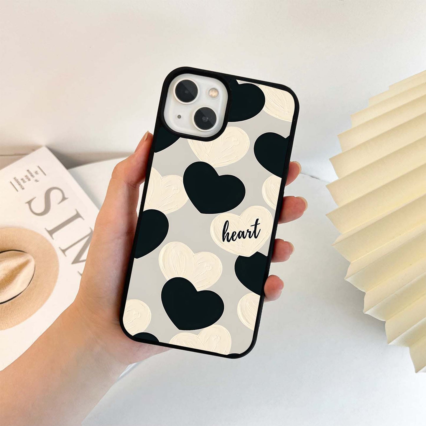 Midnight Heartbeat Whispers Glass Case