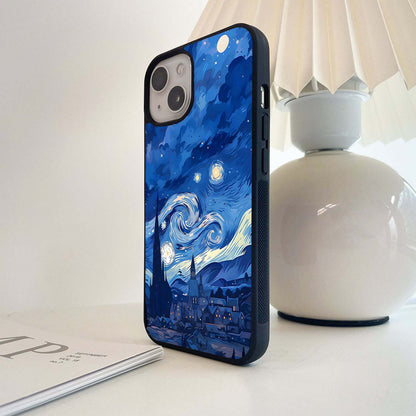 Night Style Vangogh Glass Case