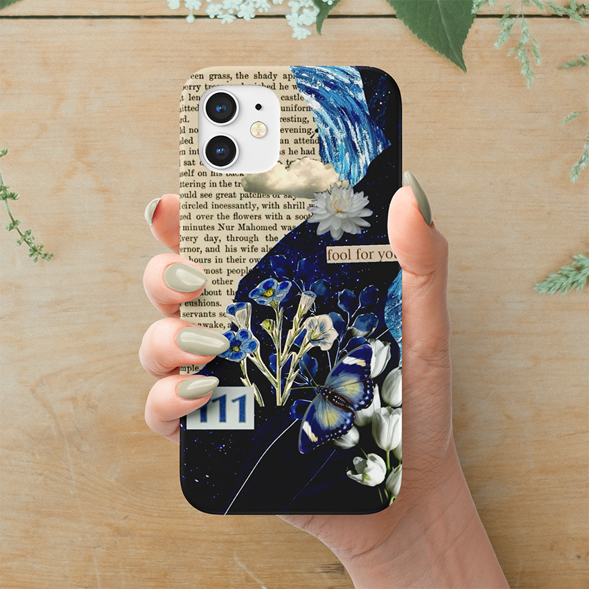Aesthetic blue phone 2025 case