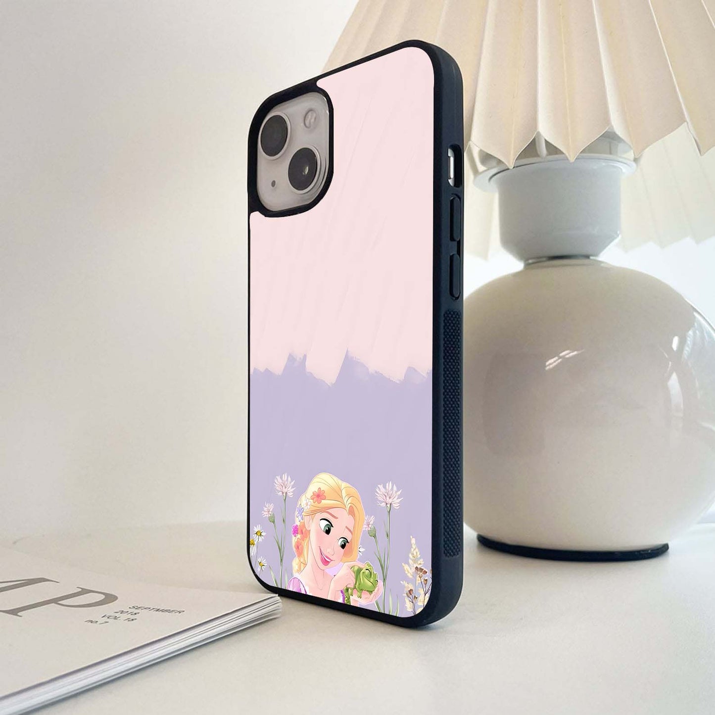 Disney's Rapunzel Pascal Glass Case