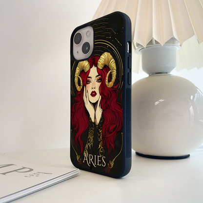 Zodiac Aries Glass Case