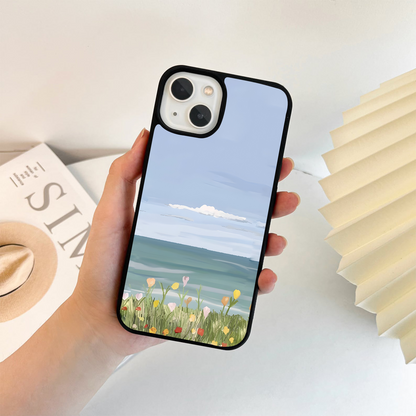 Cute Featuring Sky Glass Case