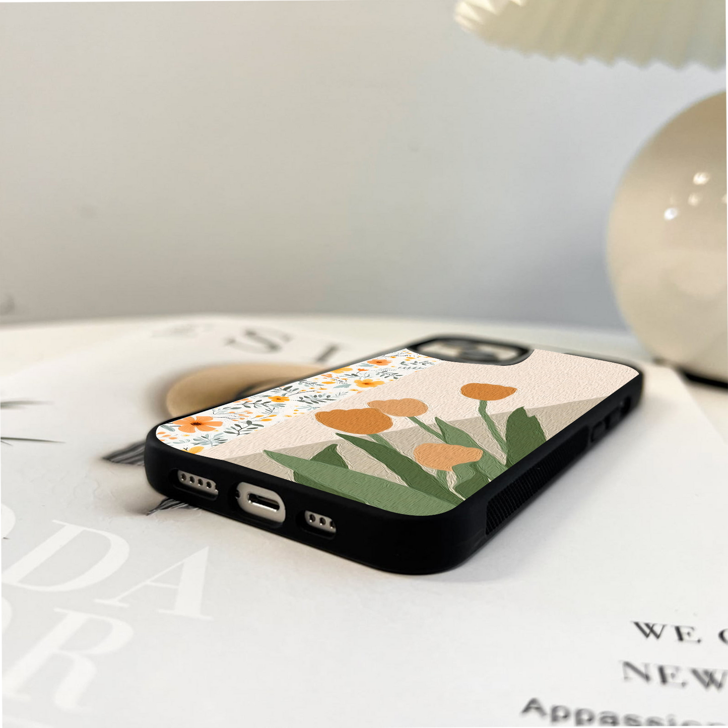 Golden Meadow Whisper Glass Case