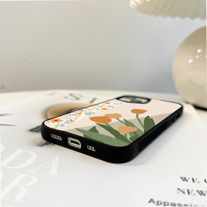 Golden Meadow Whisper Glass Case