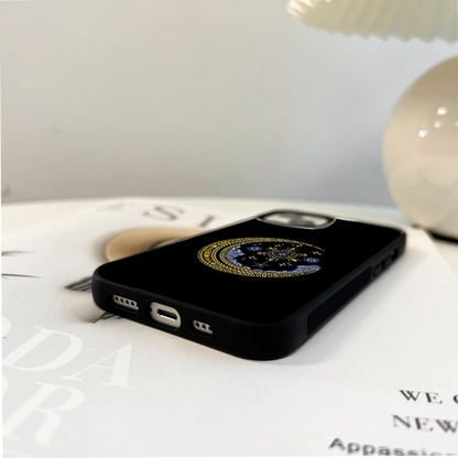 Golden Crescent Dream Glass Case