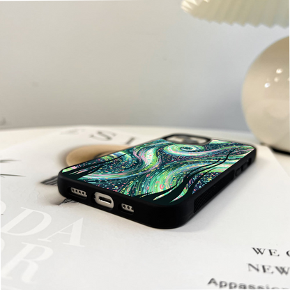 Aurora Swirl Night Glass Case