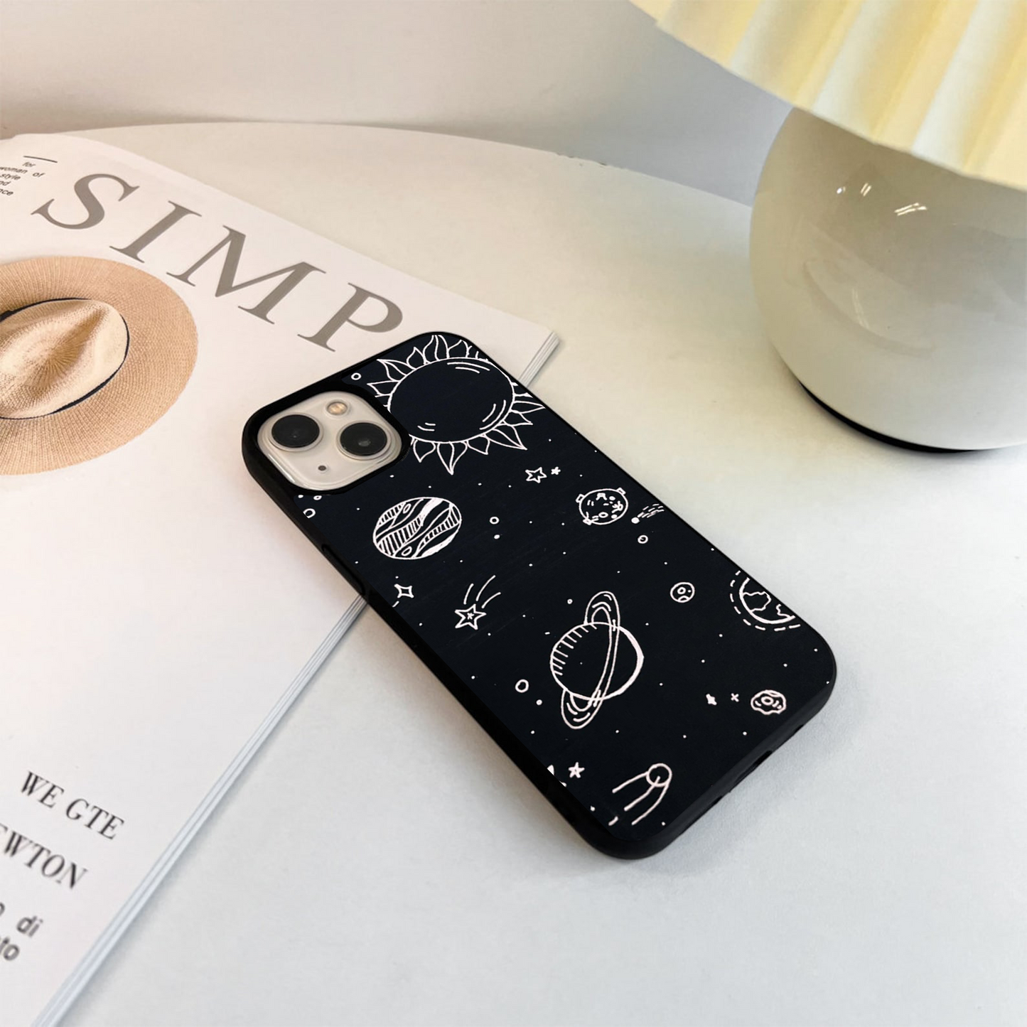 Galactic Dreamscape Sketch Glass Case