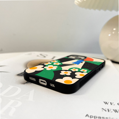 Daisy Path to Sunris Glass Case