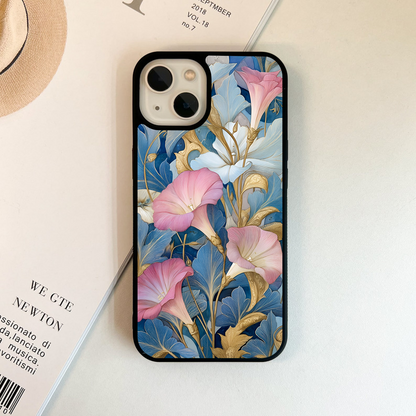 Golden Blossom Dream Glass Case