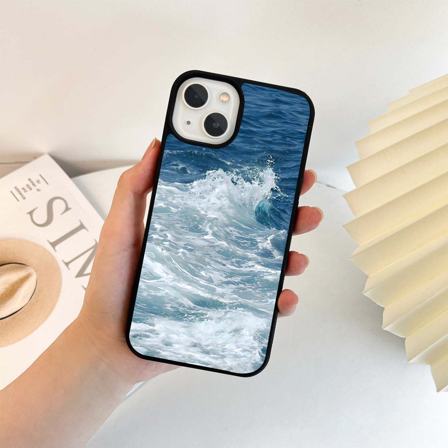 Blue ocean Glass Case