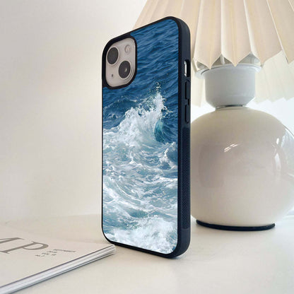 Blue ocean Glass Case