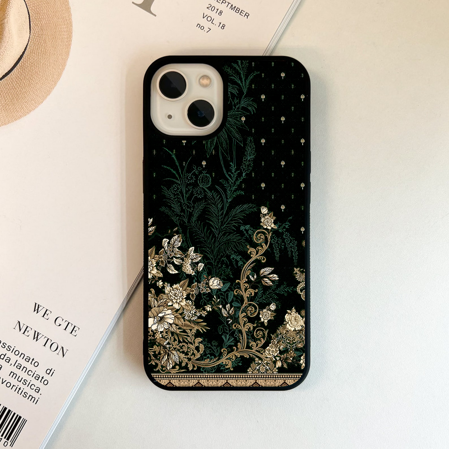 Golden Garden Night Glass Case