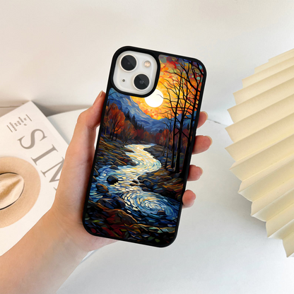 River of Painted Dreams Glass Case