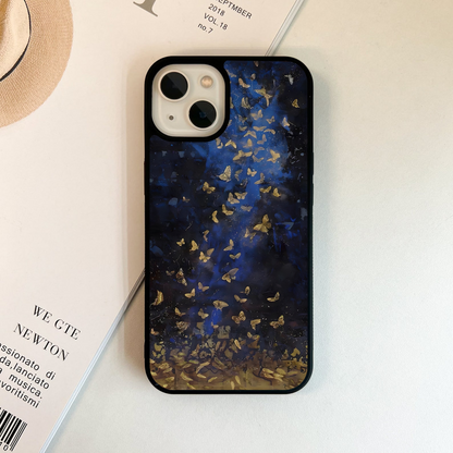 Golden Night Flight Glass Case