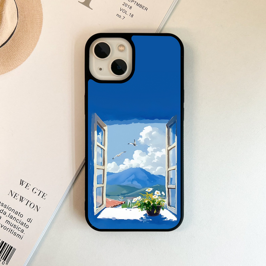 Window Mountain View Glass Case