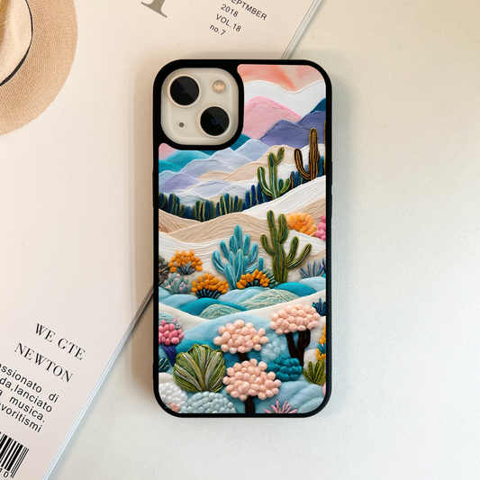 Desert scenery Glass Case