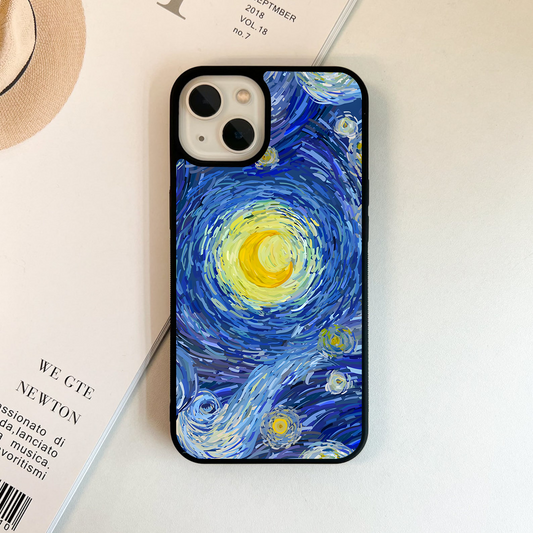 Cosmic Swirl Sky Glass Case
