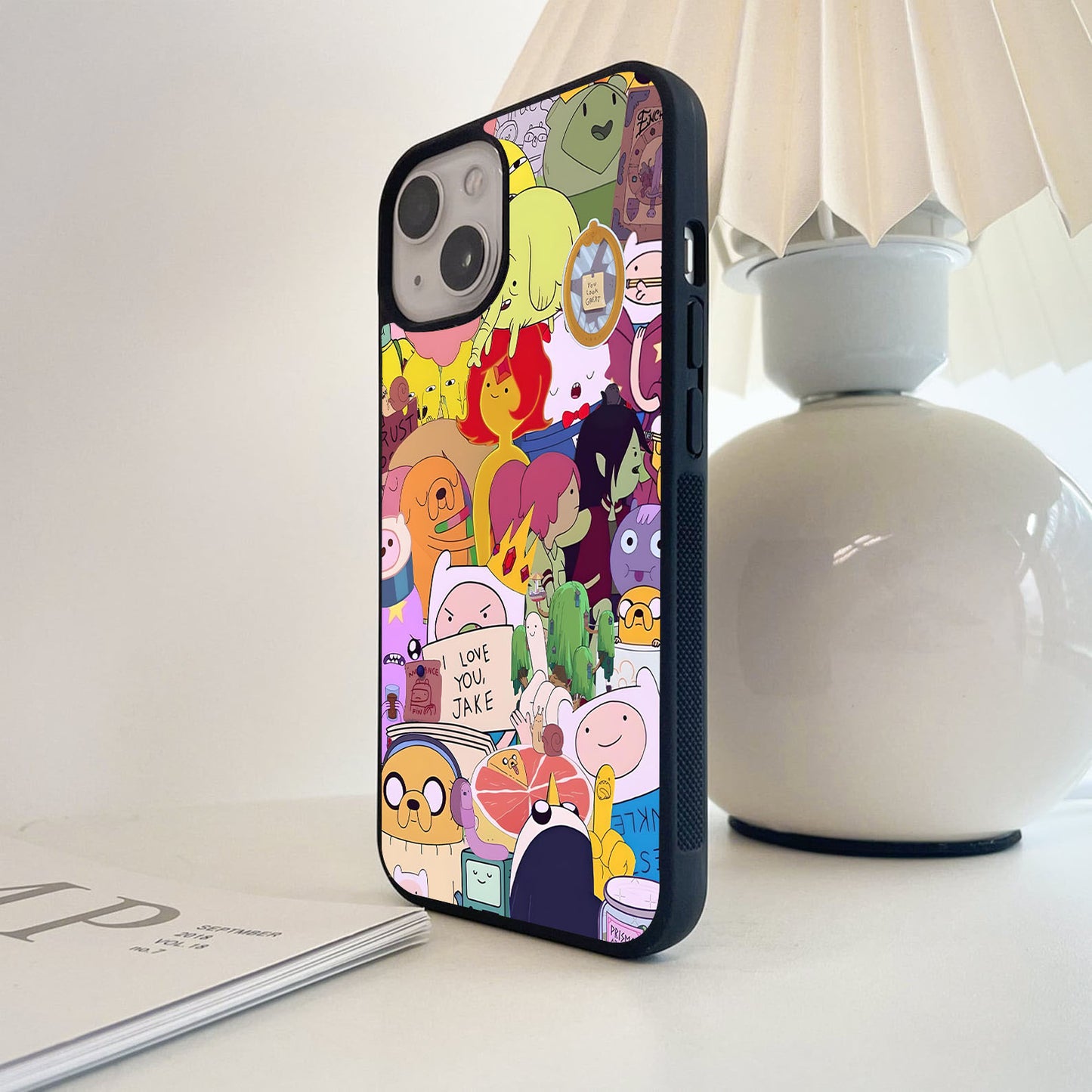 Adventure Time Animated Glass Case