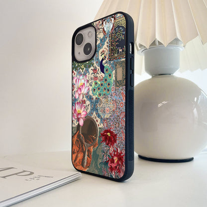 Cockatiel Blossom Glass Case