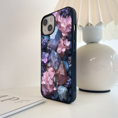 Crystal Bloom Charm Glass Case