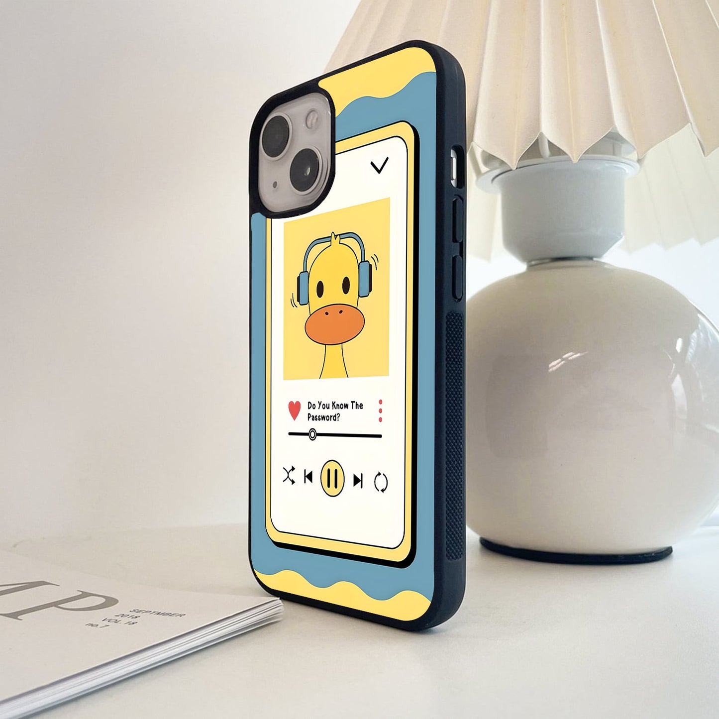Duck Beat Mode Glass Case