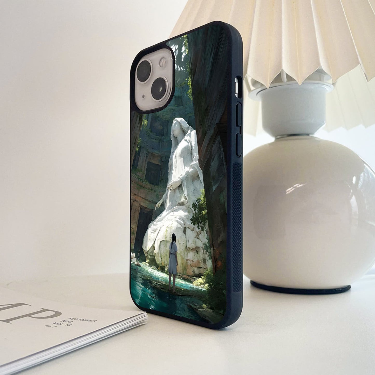 Fantasy Statue Glass Case