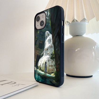 Fantasy Statue Glass Case