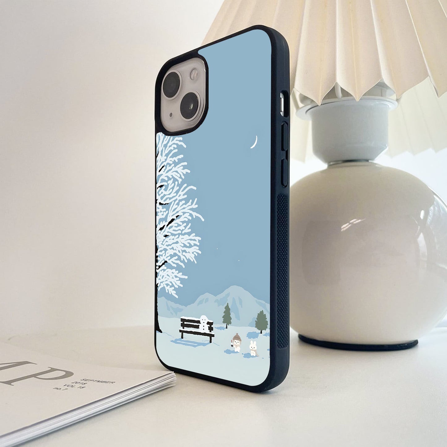 Frosty Whimsy Glass Case