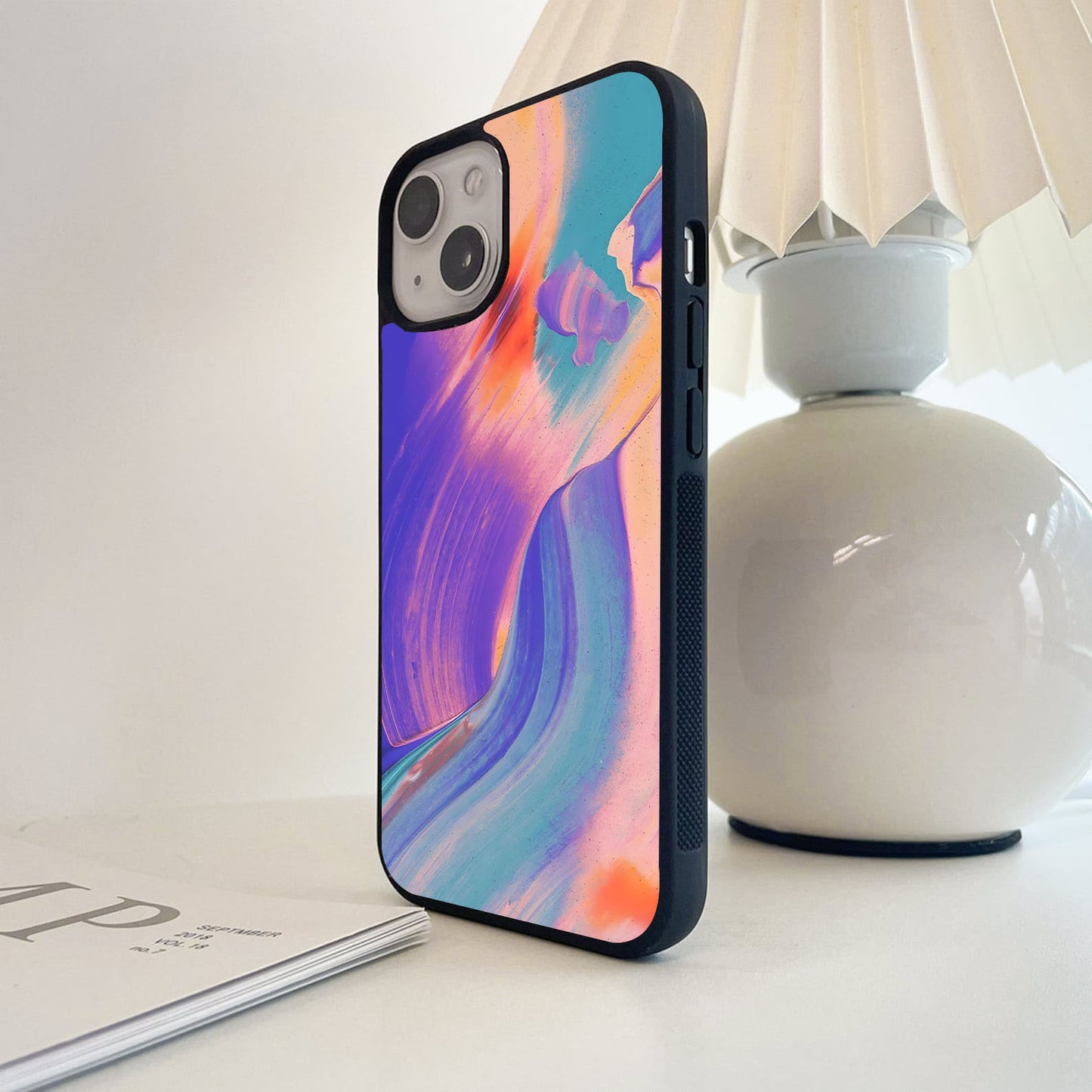 Illusion Painting Glass Case