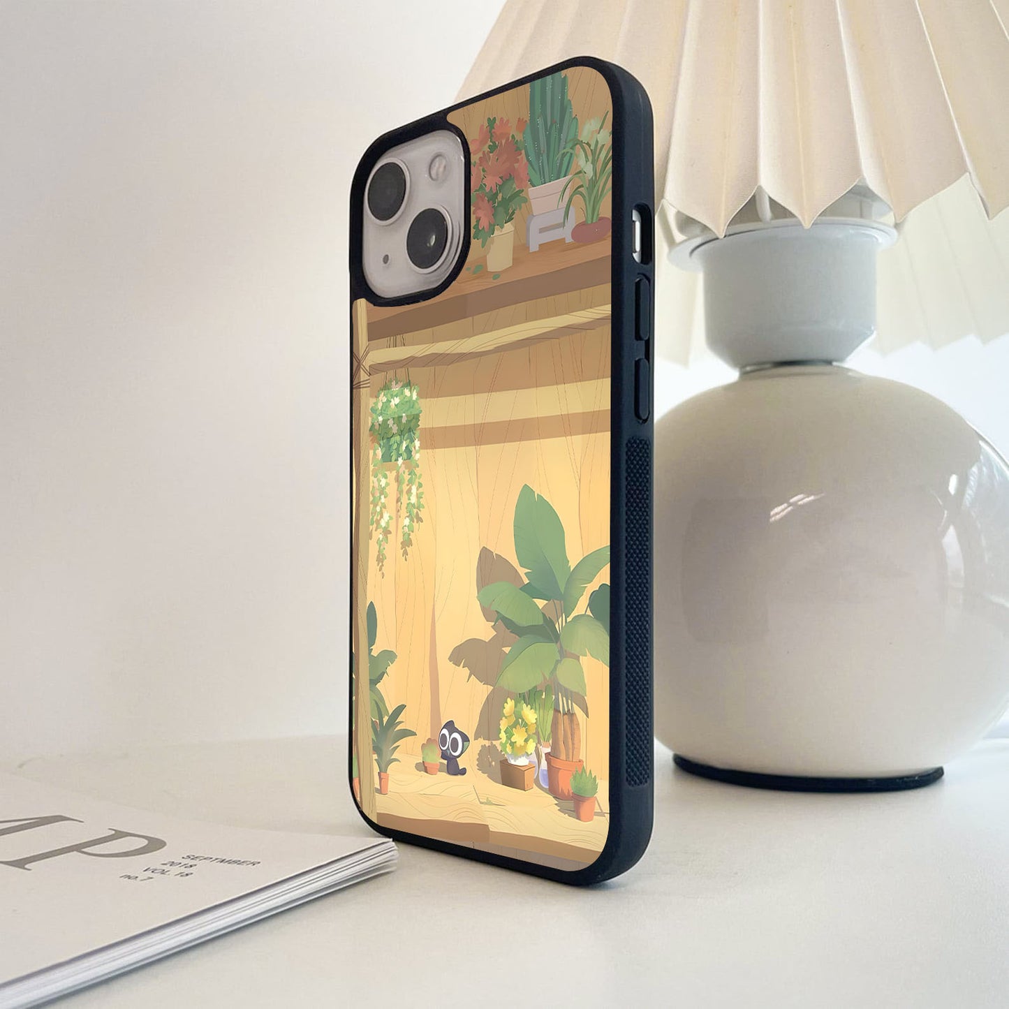 Kitten House Glass Case