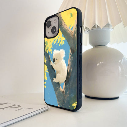 Koala In Light Glass Case