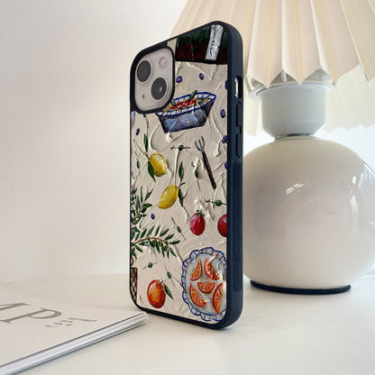 Lemon Art Table Glass Case