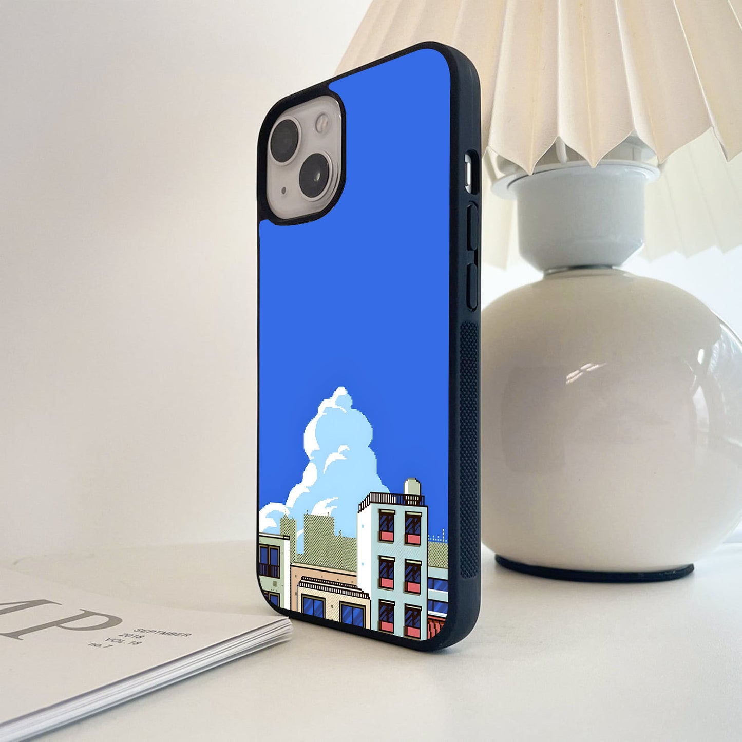 Pixel Sky Blocks Glass Case