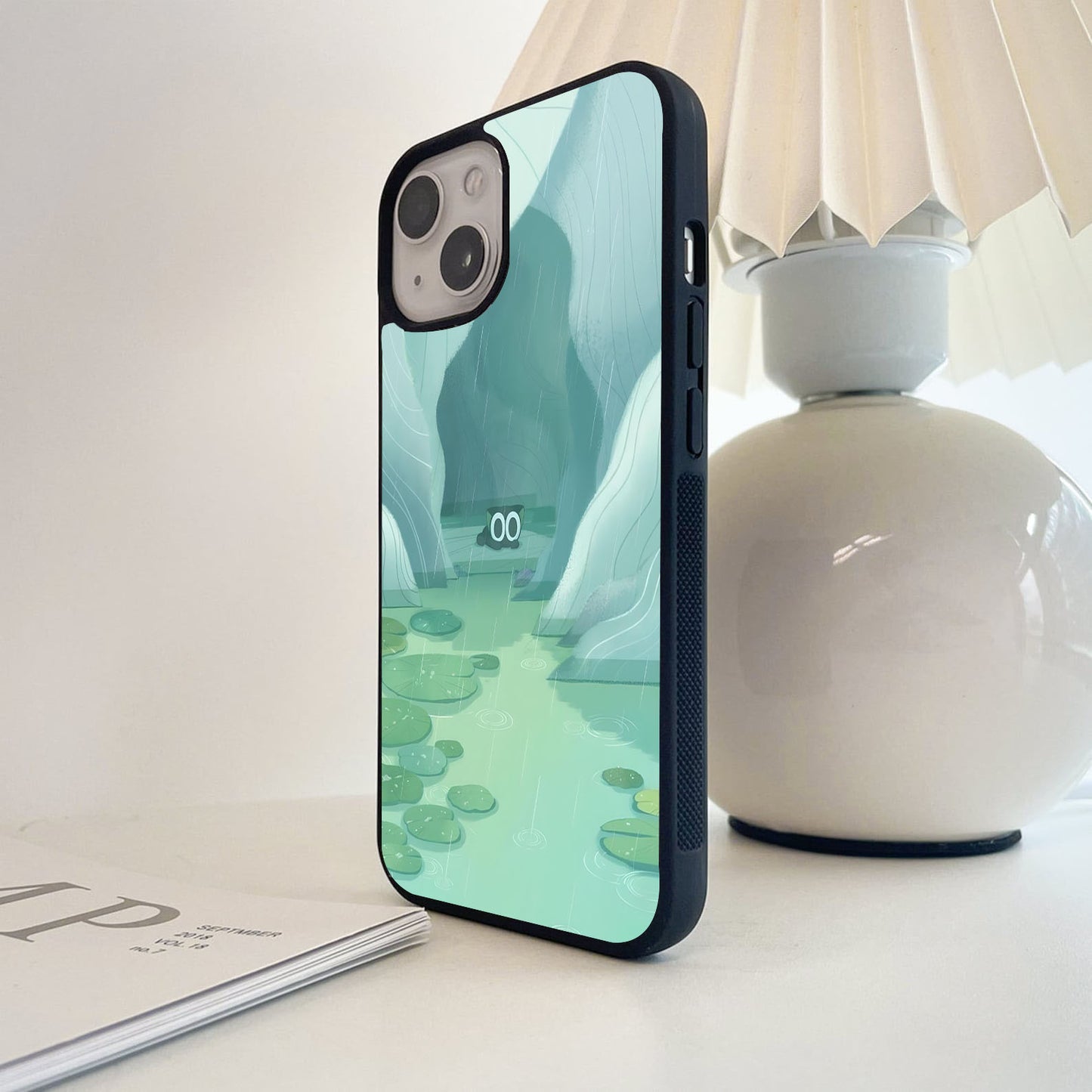 Rainy Cave Tale  Glass Case