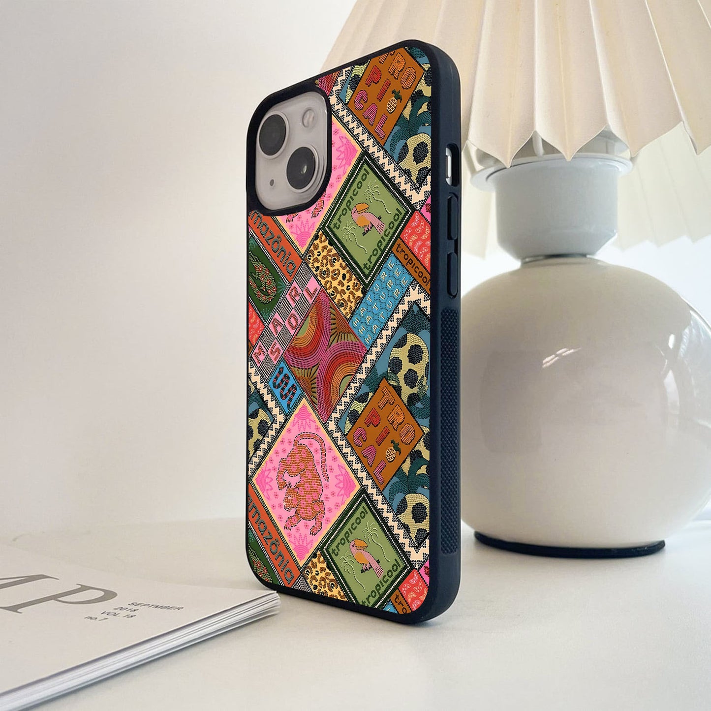 Tropic Vibe Patch Glass Case