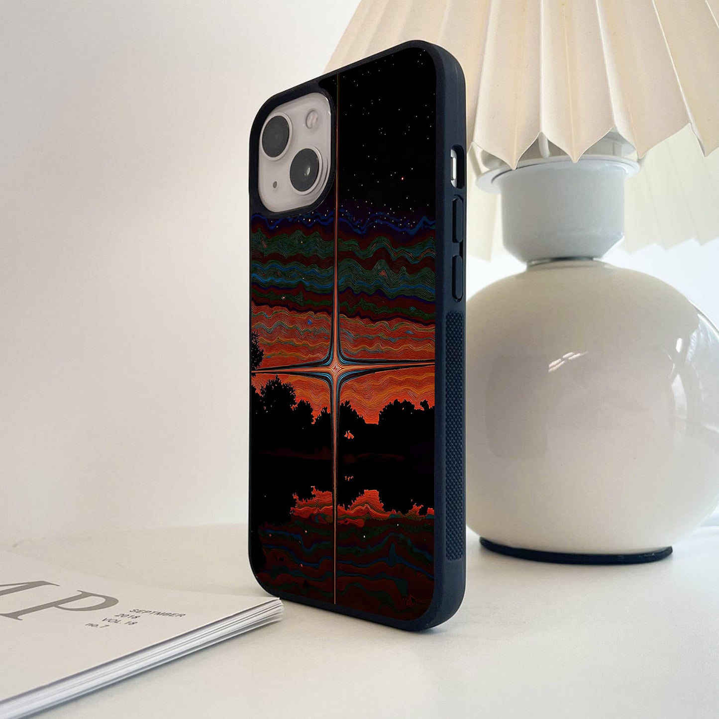 Warped Sky Glass Case