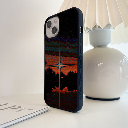 Warped Sky Glass Case