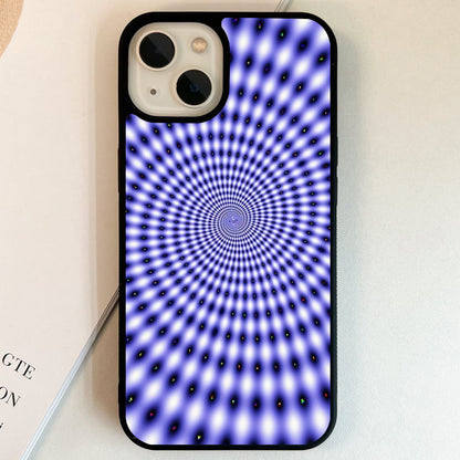 Cosmic Purple Spiral Glass Case