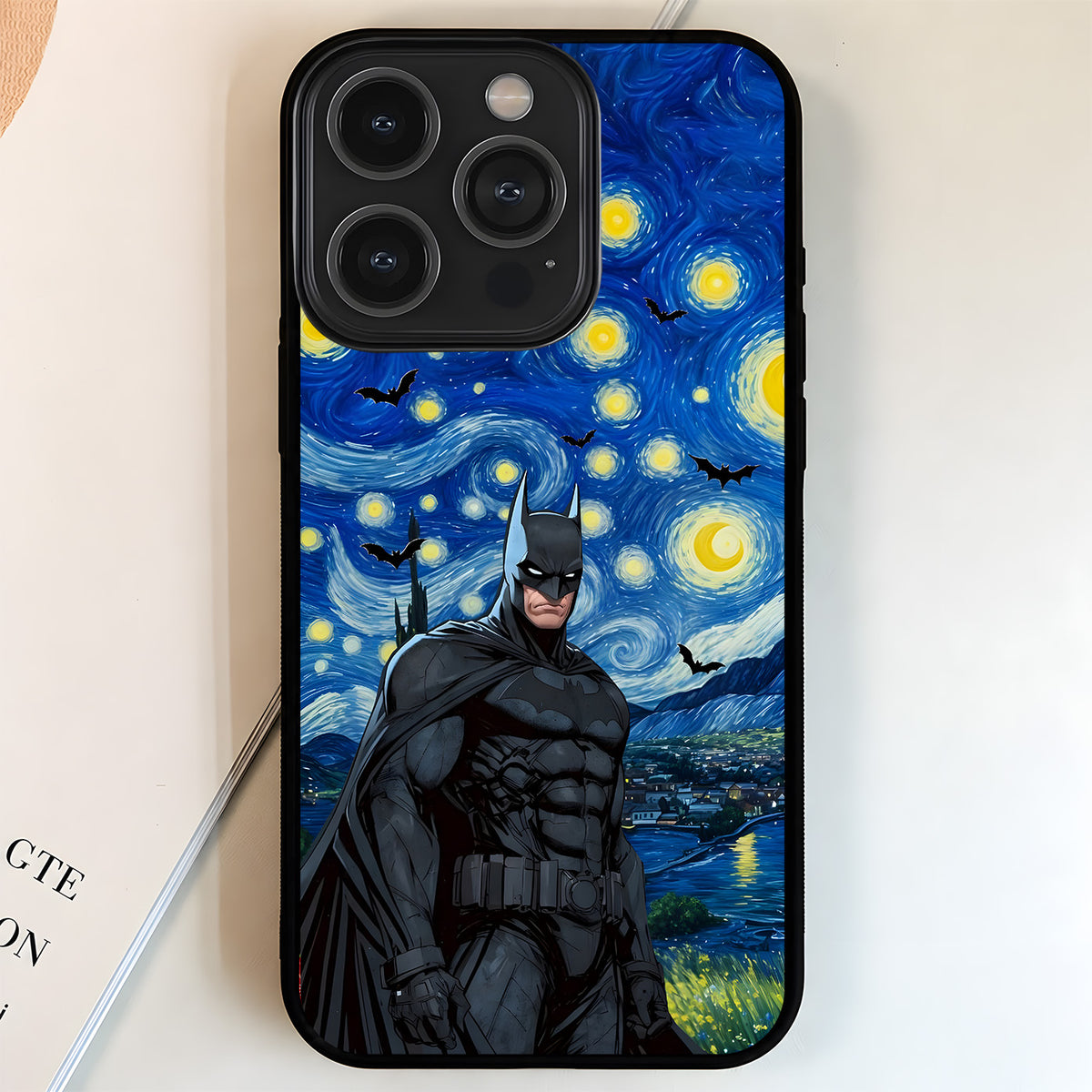 Batman Cosmic Swirl Glass Case
