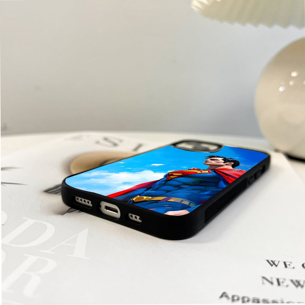 Superman Blue Sky Guardian Glass Case